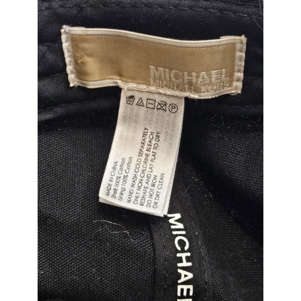 Michael Kors Signature MK Logo Canvas Baseball Cap 1 Size Adjustable New W/Tag - Picture 6 of 12